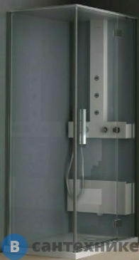 картинка Душевая кабина Albatros Q900 VP 900x900х2090 правая (ABEQVPDCMEW0000)