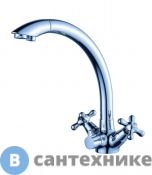 Смеситель Diadonna D80446314 для кухни с высоким изливом с выходом для питьевой воды