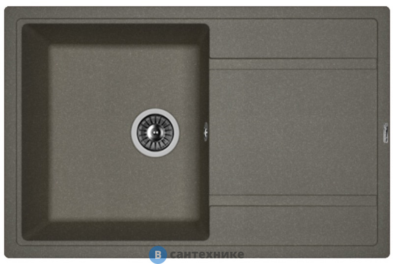 Кухонная мойка FLORENTINA Липси 780, чёрный FG (20.270.C0780.102)