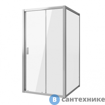 картинка Душевое ограждение Niagara NG-62-9A-A100 (90*100*195) прямоугольник, дверь раздвижная, без поддона