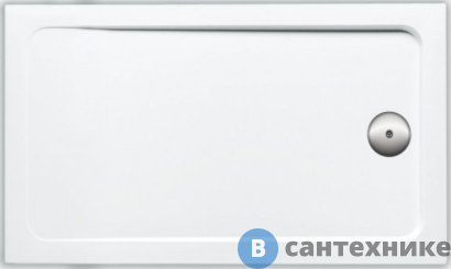 картинка Душевой поддон Jacob Delafon FLIGHT E62450-00 акрил /120х80х4/ (бел)