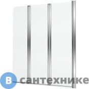 Шторка для ванны Excellent Fliper 120 см (хром) правая (KAAX.1309.1200.PR)