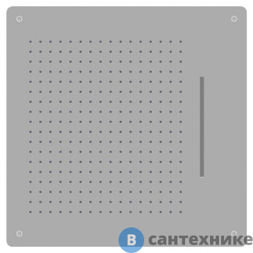 картинка Верхний душ RGW SP-74 квадрат/хром 60*60/С водопадом (21140274-01)
