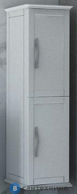 Колонна Cezares TIFFANY 54963 подвесная с двумя распашными дверцами, реверсивная, Bianco opaco, 34x32x114