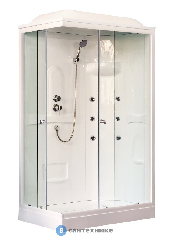 Душевая кабина Royal Bath RB 8120HP2-T R 1200x800x2170 (прозрачное)