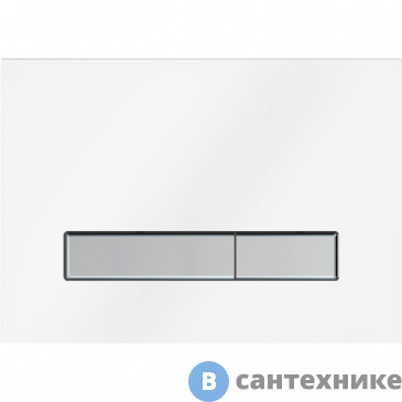 картинка Смывная клавиша KK-POL SPP/126/0/K Vitrum Grande V1, стекло (белый/сатин)