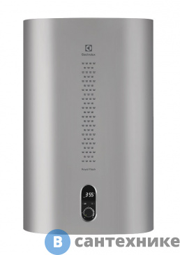 картинка Водонагреватель накопительный электрический Electrolux EWH 80 Royal Flash Silver