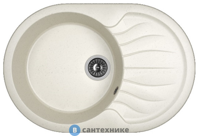 Кухонная мойка Dr. Gans Берта 760, белый CMc (25.040.C0760.401)