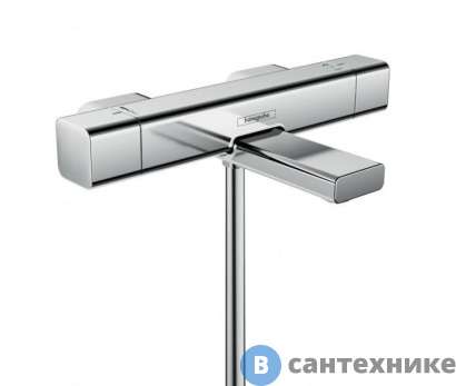 картинка Смеситель Hansgrohe 15774000 Ecostat E Термостат для ванны