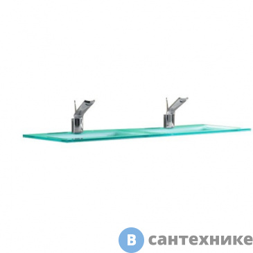 картинка Раковина Cezares LOTO 12122-46-BI стеклянная, Bianco Acquamarina