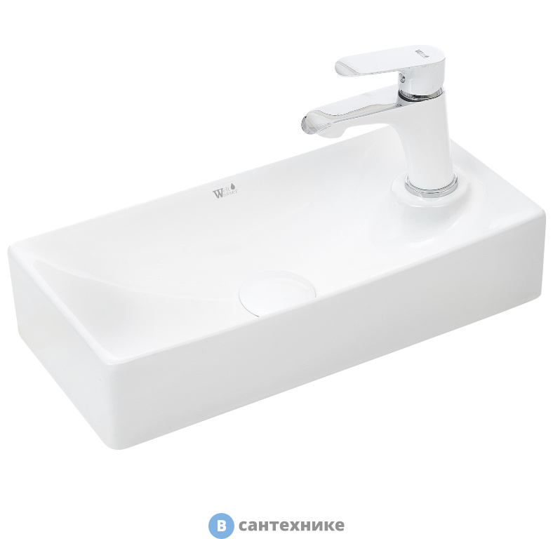 Раковина WELTWASSER AISBACH 5112 подвесная (445х215х95)