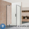 картинка Душевой уголок Vincea Extra VSR-1E901090CLGM, 900/1000*900, вороненая сталь, стекло прозрачное, без поддона