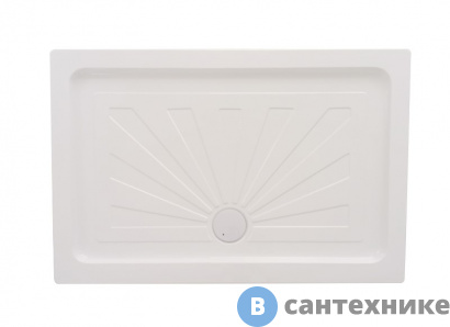 картинка Душевой поддон Cerutti QR120/90 (120x90x12) прямоугольный, без сифона