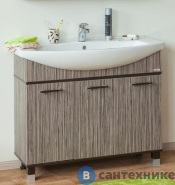 картинка Тумба Sanflor ТОЛЕДО-105 под умывальник Элеганс-105 (Н1282)