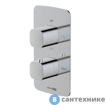 картинка Смеситель WasserKRAFT Naab 8644 Thermo термостатический для ванны и душа