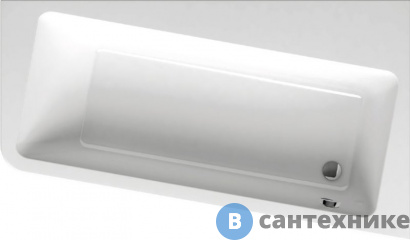 картинка Ванна акриловая Ravak 10° 160х95 P без гидромассажа (C841000000)