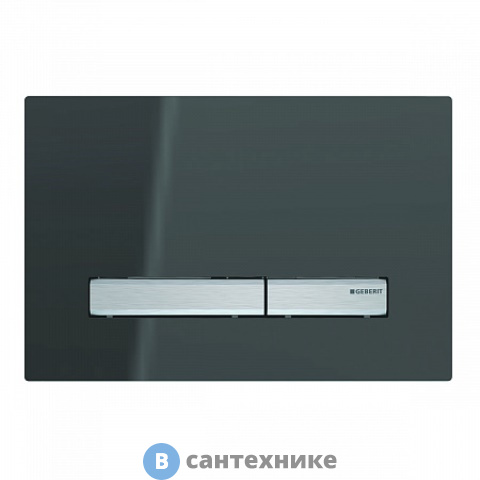 Смывная клавиша Geberit SIGMA 50 115.788.SD.2 (зеркальное дымчатое cтекло)