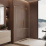Душевая перегородка Vincea Волк-Ин (Walk-In) VSWL-7HS800CLG, 800*2000, брашированное золото, стекло прозрачное