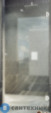 картинка Душевая дверь на петлях MaybahGlass 1950*700 Стекло 8 мм Сатин (MGD-519-4)