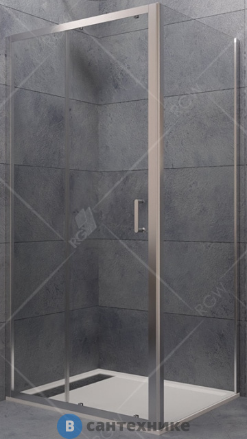 Душевой уголок RGW PA-74 (PA-14 + Z-050-2) хром/Прозрачное/6 мм 120* 70*195 (410874127-11), без поддона