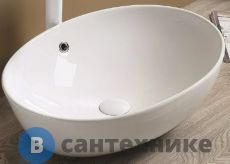 Раковина Art & MAX накладная AM-78394, белый, 595х435х200