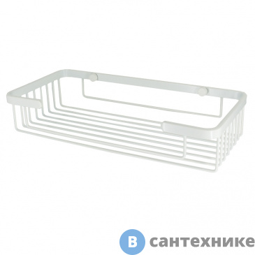 картинка Полка WasserKRAFT K-722 WHITE металлическая