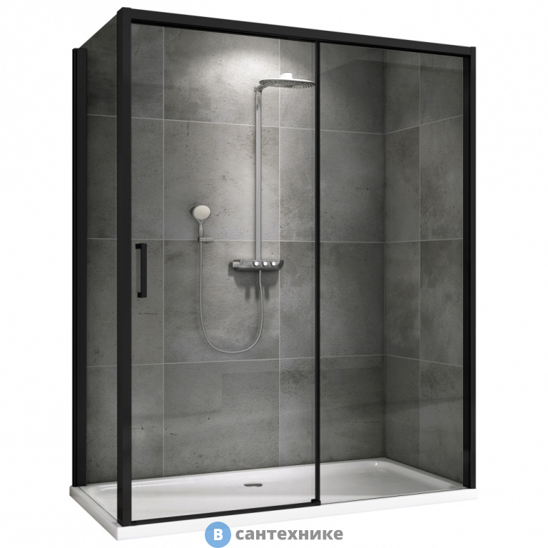 Душевой уголок ABBER Komfort AG93140B-S102B 140*100*200, без поддона