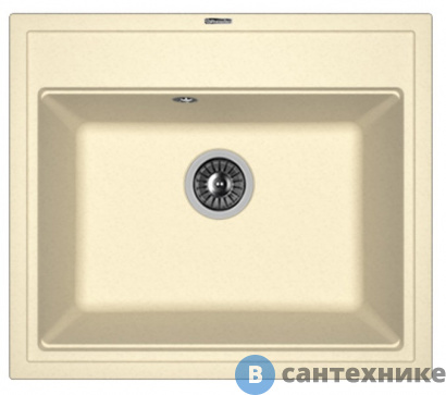 картинка Кухонная мойка FLORENTINA Липси 600, шампань FS (20.120.D0600.202)