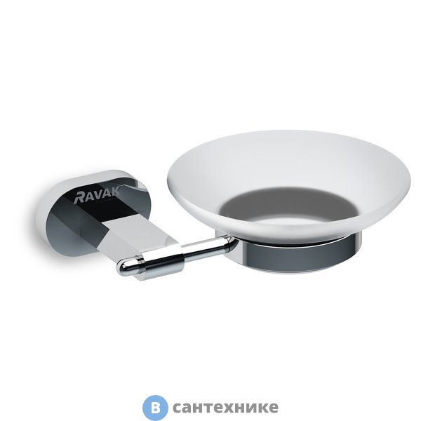 Держатель Ravak CR 200.00 с мыльницей (стекло) (X07P187)