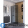 картинка Душевая перегородка BelBagno UNO-L-1-TB-90-GR-Cr универсальная с односторонним входом, стекло графит, профиль хром, 900x2000 мм