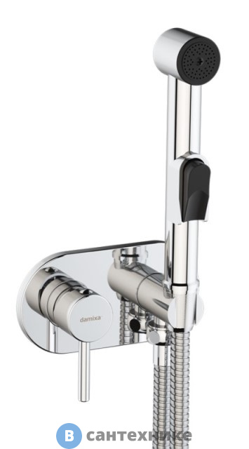 Смеситель Damixa Option 212000000 стену, с гиг. душем