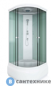 картинка Душевая кабина Arcus S-22 (90x90) матовое. стекло, высокий поддон
