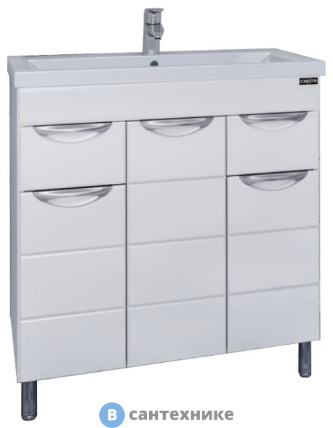 Тумба под раковину СанТа Родос 80 ум. Фостер 80 (206015)