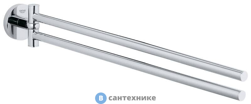 Держатель Grohe 40371001 Essentials для полотенца двойной