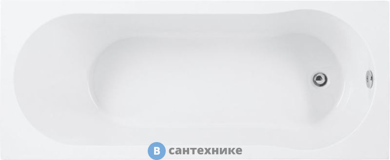 Акриловая ванна Aquanet Light 170x70 (с каркасом) /244927/, без сифона