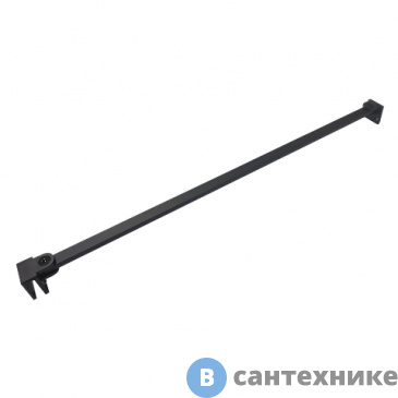 картинка Кронштейн ABBER AG0017B для душевого ограждения, черный матовый