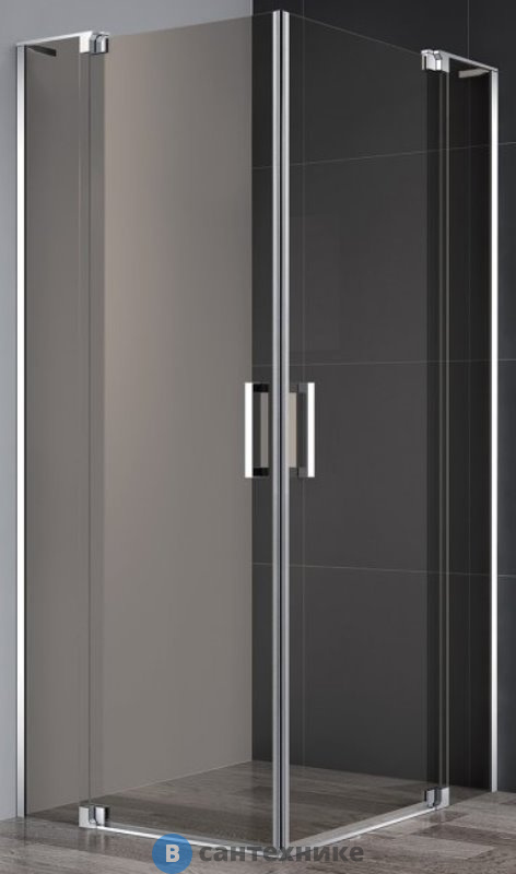 Душевой уголок Cezares SLIDER-A-2-90/100-BR-Cr без поддона