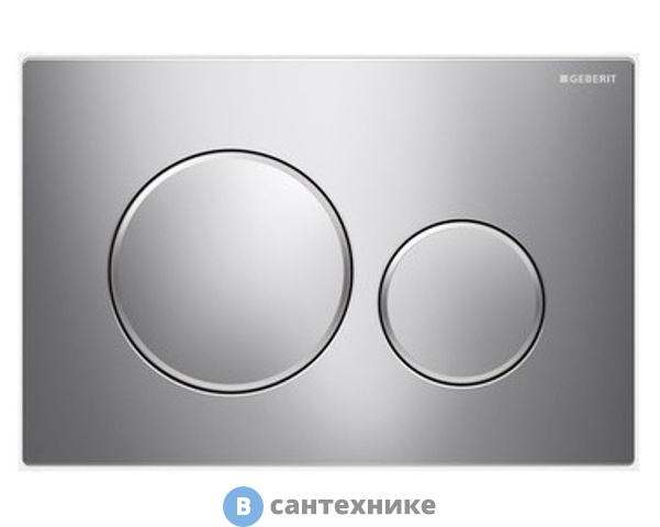 Клавиша смыва Geberit SIGMA 20 115.882.KH.1 (хром/матовый хром/хром)