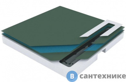 картинка Душевой поддон Pestan 40007822BG Confluo Board UNI 1200 со встр. лотком Frameless Line Black Glass 550