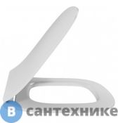 Сиденье Jacob Delafon E70025-00 для укороченного унитаза STRUKTURA с микр.,тонкое, функция быстрого снятия (белый)