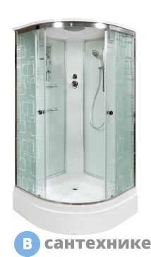картинка Душевая кабина Deto ЕМ2710 стандартная (100х100х220 см)