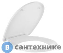 Сиденье Santek Цезарь 1.WH10.6.896 для унитаза с микр., и функцией быстрого снятия (белый)