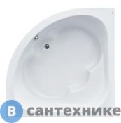 Ванна акриловая Santek Канны 150х150 (1WH111983), без каркаса и сифона