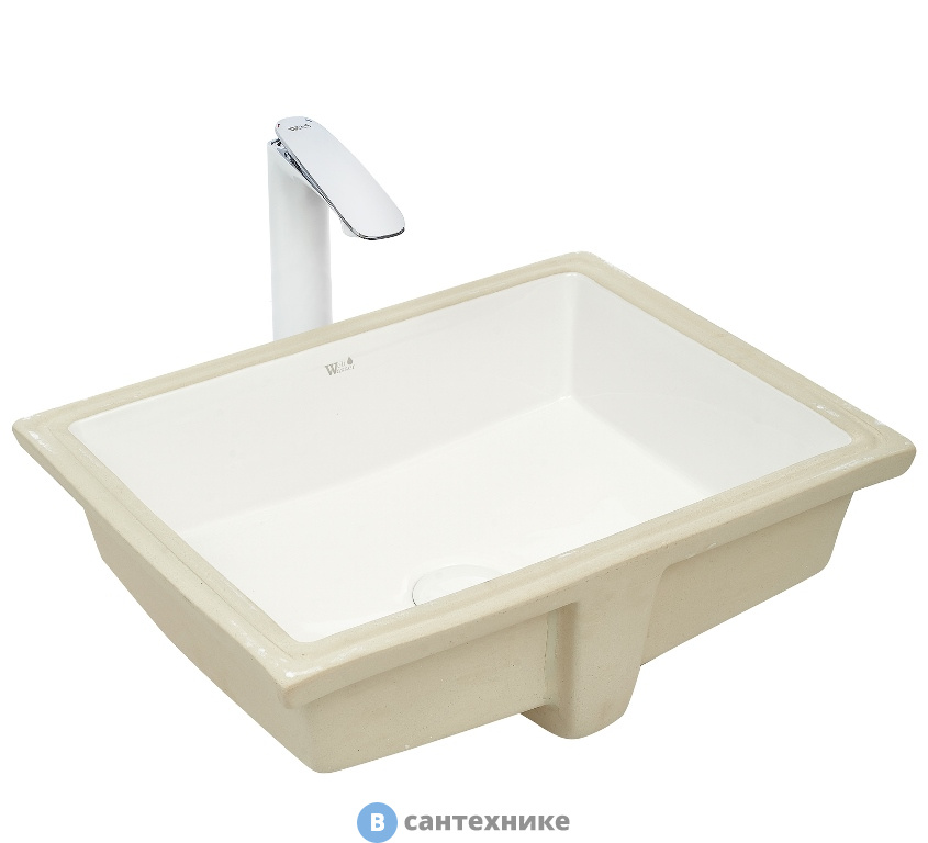 Раковина WELTWASSER DEILBACH 6068 врезная (495х390х170)