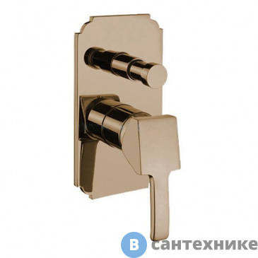 картинка Смеситель Cezares LEGEND-VDIM-02 встраиваемый однорычажный для душа с переключателем, бронза