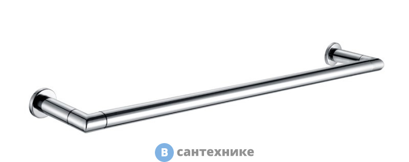 Полотенцедержатель AZARIO FORNY трубчатый одинарный 60 см, хром (AZ-88301)