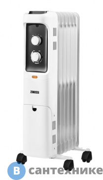 картинка Масляный радиатор Zanussi Loft ZOH/LT-07W 1500W (7 секций)
