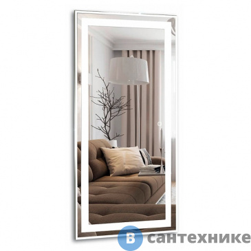 картинка Зеркало AZARIO Лира 600*1200 сенсор. выкл. универсальное (ФР-00002160)