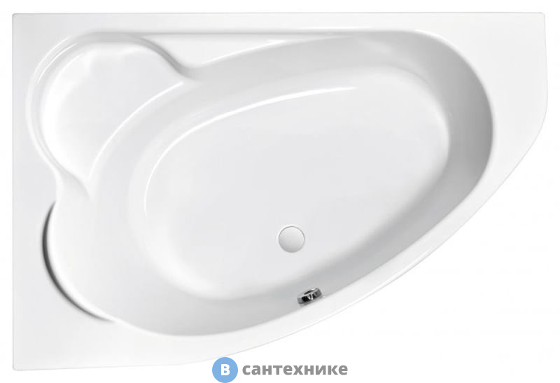 Ванна акриловая Cersanit KALIOPE 170x110 левая (WA-KALIOPE*170-L-W)