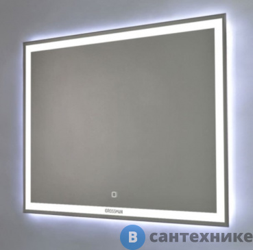 картинка Зеркало Grossman PRAGMA (800*600) с сенсорным выключателем